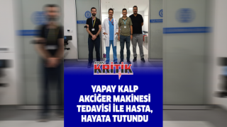 Yapay kalp akciğer makinesi tedavisi ile hasta, hayata tutundu