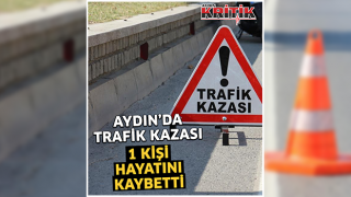 Aydın'da trafik kazası: 1 kişi hayatını kaybetti