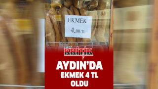 Aydın'da ekmek 4 TL oldu