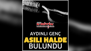 Aydınlı genç asılı halde bulundu