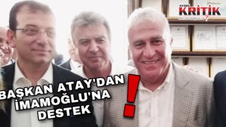 Başkan Atay’dan İmamoğlu’na destek!