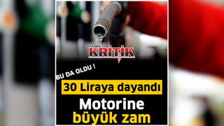 Motorine büyük zam!