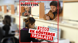 3600 ek gösterge yasalaştı