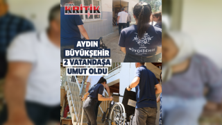 Aydın Büyükşehir, Karacasu'da 2 vatandaşa umut oldu