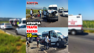 Aydın’da trafik kazası: 10 yaralı