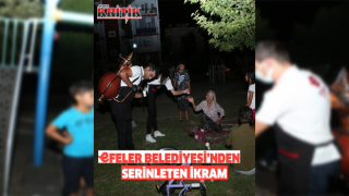 Efeler Belediyesi’nden sıcak havalarda serinleten ikram