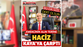 Emekçinin alın terine haciz, Kaya'ya çarptı