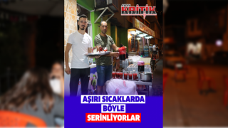 Sıcaklar bastırdı, kar helvasına talep arttı