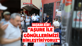 Başkan Atay: "Aşure ile gönüllerimizi birleştiriyoruz"