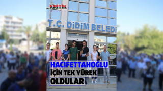 Didim Belediyesi personelleri Hacıfettahoğlu için tek yürek oldu