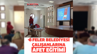 Efeler Belediyesi çalışanlarına afet eğitimi