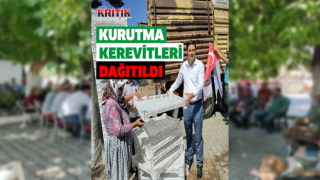 İncir üreticilerine kurutma kerevitleri dağıtıldı