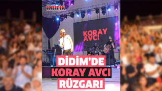 Şarkıcı Koray Avcı Didim Belediyespor yararına sahne aldı