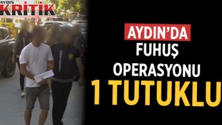 Aydın'da fuhuş operasyonu: 1 tutuklu