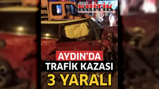 Aydın'da trafik kazası: 3 yaralı