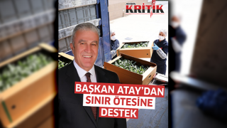 Başkan Atay'dan sınır ötesine destek