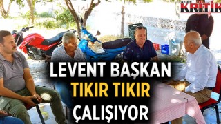 Levent Başkan Tıkır Tıkır Çalışıyor