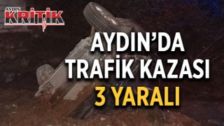 Aydın'da trafik kazası 3 yaralı