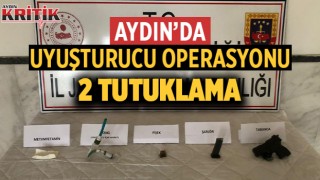 Aydın'da uyuşturucu operasyonu 2 tutuklu