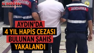 Didim’de 4 yıl hapis cezası olan şahsı Jandarma yakaladı