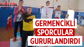 Germencikli sporcular gururlandırdı