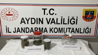 Cam kavanoz içinde uyuşturucu ele geçirildi