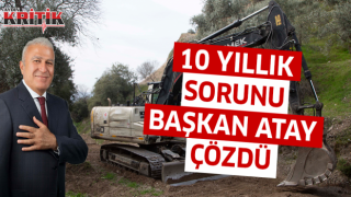 10 Yıllık Sorunu Başkan Atay Çözdü