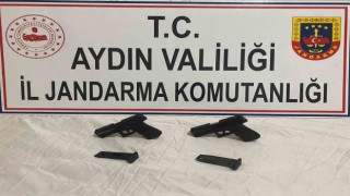 Jandarma şüphesinde haklı çıktı, ruhsatsız tabanca ele geçirildi