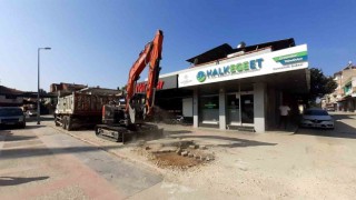 Germencik’te Lozan Caddesi yenileniyor