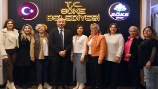 Söke Ticaret Odası Kadın ve Genç Girişimciler Kurullarından Başkan Arıkan’a ziyaret