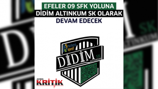 Efeler09 SFK yoluna Didim Altınkum SK olarak devam edecek