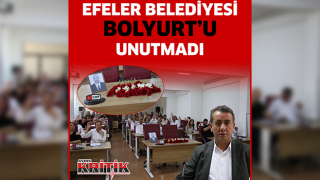 Efeler Belediyesi Bolyurt'u unutmadı