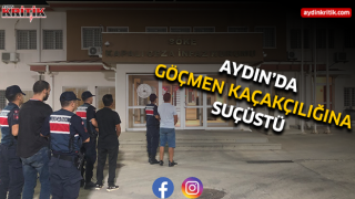 Aydın'da göçmen kaçakçılığına suçüstü