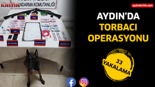 Aydın'da torbacı operasyonu 33 kişi yakalandı