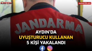 Aydın'da uyuşturucu kullanan 5 kişi yakalandı