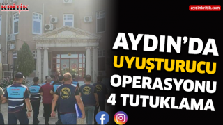 Aydın'da torbacı operasyonu 4 tutuklama