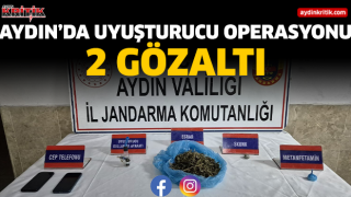 Aydın'da uyuşturucu operasyonu 2 gözaltı