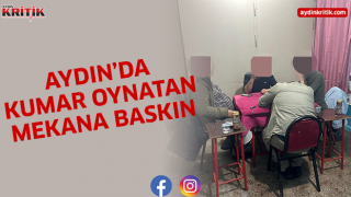 Aydın'da kumar oynatan mekana baskın