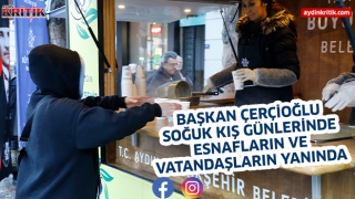 BAŞKAN ÇERÇİOĞLU SOĞUK KIŞ GÜNLERİNDE ESNAFLARIN VE VATANDAŞLARIN YANINDA