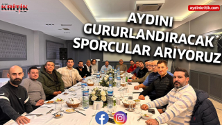 AYDINI GURURLANDIRACAK SPORCULAR ARIYORUZ