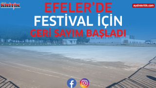 Efeler'de festival için geri sayım başladı