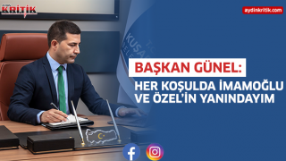 Başkan Günel: Her Koşulda İmamoğlu ve Özel’in Yanındayım