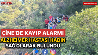 Çine'de Kayıp Alarmı: Alzheimer Hastası Kadın Sağ Olarak Bulundu