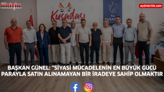 Başkan Günel: “Siyasi mücadelenin en büyük gücü parayla satın alınamayan bir iradeye sahip olmaktır”