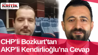 CHP’li Bozkurt’tan AKP’li Kendirlioğlu’na cevap