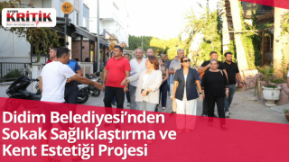 Didim Belediyesi’nden Sokak Sağlıklaştırma ve Kent Estetiği Projesi