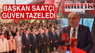 Başkan Saatçı güven tazeledi