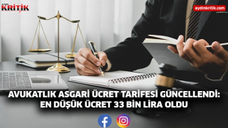 Avukatlık Asgari Ücret Tarifesi Güncellendi: En Düşük Ücret 33 Bin Lira Oldu