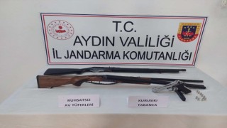 Aydın’da Ruhsatsız Silah Ve Mühimmat Ele Geçirildi