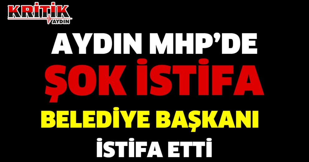 MHP'de şok istifa! Belediye Başkanı istifa etti!